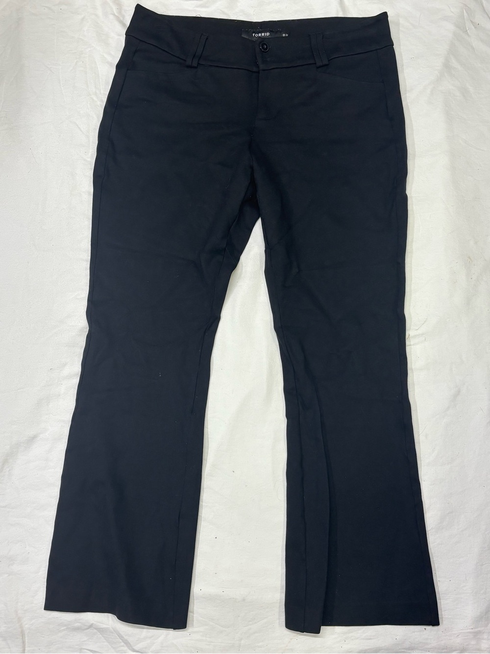 torrid Black Bootcut Stretch Pants